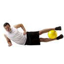 Thera-Band Mini Ball with Exercise Poster for Core Strength Training, 9 Inches, Yellow