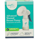 EvenFlo Advanced Manual Breast Pump, Includes Flange Kit, Bottle and Sealing Disc