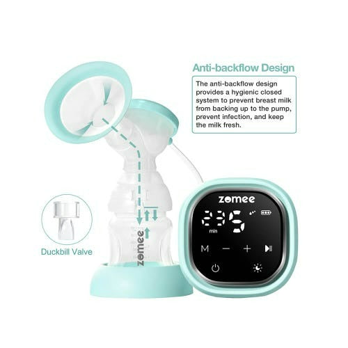 Zomee Z2 Breast Pump Bundle with Tote and Cooler, 2 Pack
