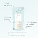 Zomee Milk Storage Bags, Pre-Sterilized Freezer Safe Breastmilk Bags, Pack of 120