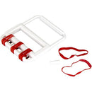 CanDo Hand Exerciser Rubber Band, Red Light Resistance, Adjustable Finger Flexion Training Tool