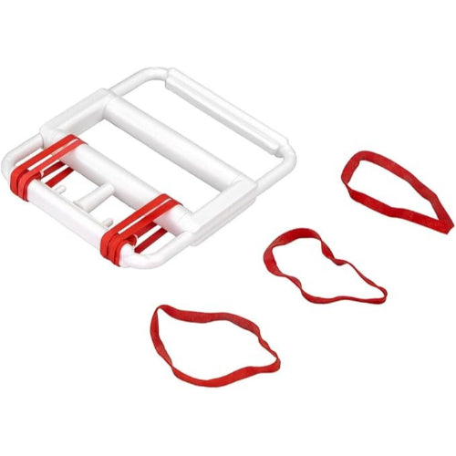 CanDo Hand Exerciser Rubber Band, Red