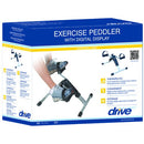 Drive Medical Exercise Peddler with Digital Display, Leg and Arm Workout, Portable Fitness