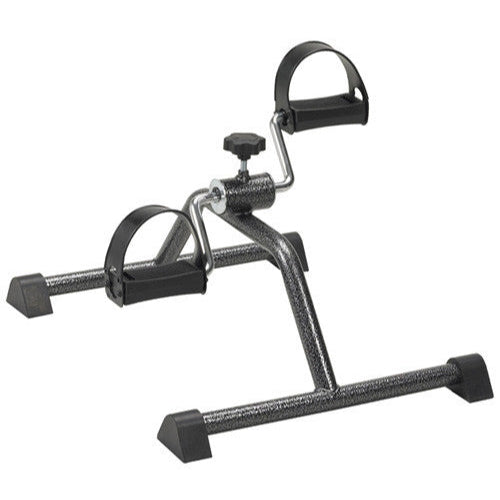 Drive Medical Resistive Pedal Exerciser Silver Vein Knocked-Down