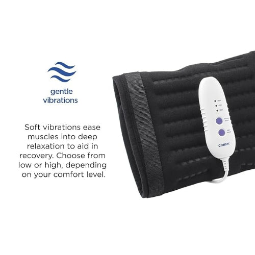 Conair ThermaLuxe Massaging Pad featuring ergonomic remote with heat and massage settings. Moovkart