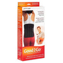 Good 2 Go Moist Heat Pad, Large 12 x 16 Inch, Reusable with Plush Cover and Elastic Strap