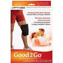 Good 2 Go Moist Heat Pad, Medium 9 x 12 Inches, Reusable Design with Comfortable Elastic Strap