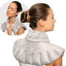 Battle Creek Moist Heat Pad for natural pain relief, Portable, non-allergenic design, soothing neck and shoulder pain, Moovkart