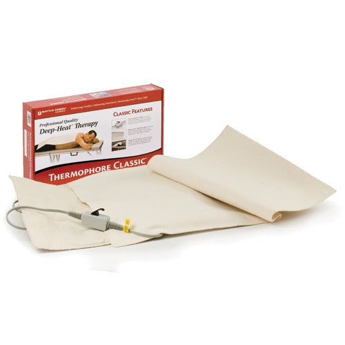 Thermophore Classic Moist Heating Pad, 14 x 27 Inches, Provides deep heat therapy relief for muscle pain, stiffness, and cramps. Moovkart