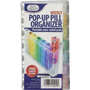 North American Pop-Up Weekly Pill Organizer is designed for convenient, secure pill organization on the go. Moovkart
