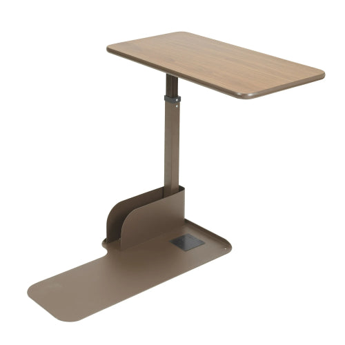 Drive Medical Table for Lift Chair, Left Side featuring adjustable height and swivel capability, designed for enhanced convenience and comfort for users, Moovkart