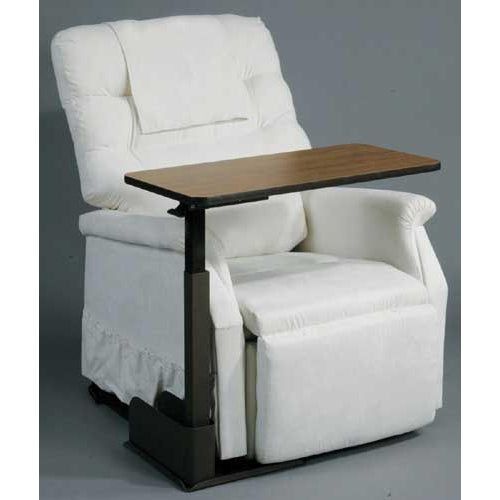 Drive Medical Table for Lift Chair featuring adjustable height and swivel capability, designed for enhanced convenience and comfort for users.