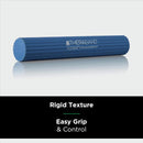 Blue Thera-Band Flexbar tool for forearm grip strengthening exercises,        Moovkart