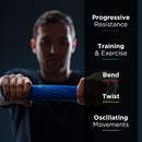 Durable natural rubber Thera-Band Flexbar exercise bar for rehab, Moovkart