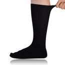 Leader Diabetic Socks Medium Black – breathable cotton socks for swollen diabetic foot care, Moovkart