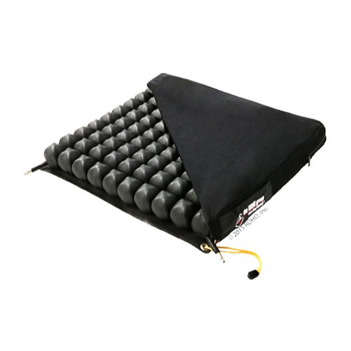 Roho Low Profile Dual Valve Wheelchair Cushion, designed for pressure relief, providing comfort and prevent sore, improve posture, Moovkart.

