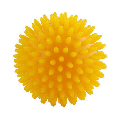 CanDo Massage Ball for Pain Relief, Yellow, 3.2 Inches is bumpy textured surface, muscle tension release, sensory stimulation, Moovkart.