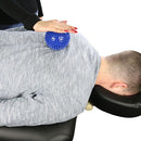 CanDo Massage Ball for Muscle Pain Relief and Trigger Point Therapy, Blue 10 cm