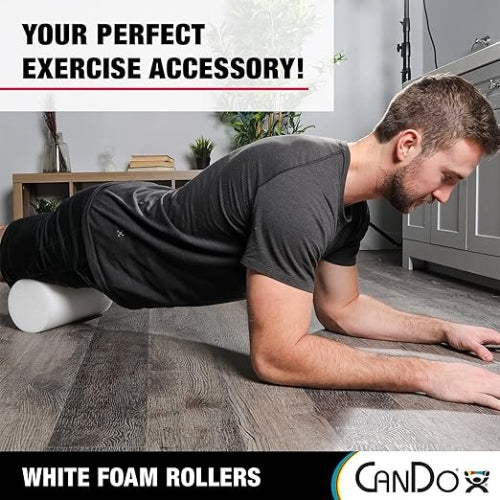 CanDo Foam Balance/Exercise Roller, Round Shape for Stability and Rehabilitation