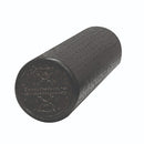 CanDo Foam Roller for Muscle Reeducation and Balance Training, Extra Firm Support, Black 6 x 12 Inches