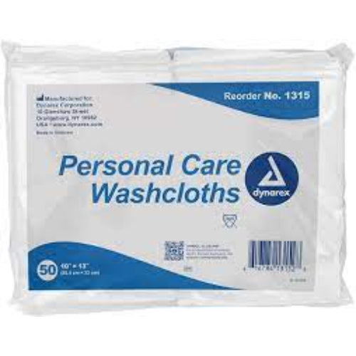Washcloths - Dry Pack of 50 Disposable 10 x 13