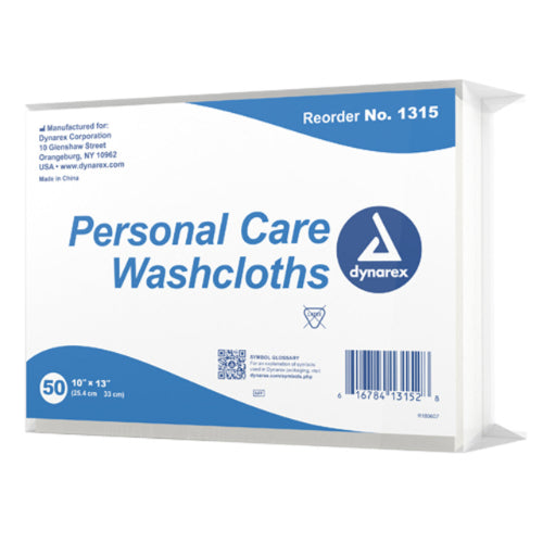 Washcloths - Dry Pack of 50 Disposable 10 x 13