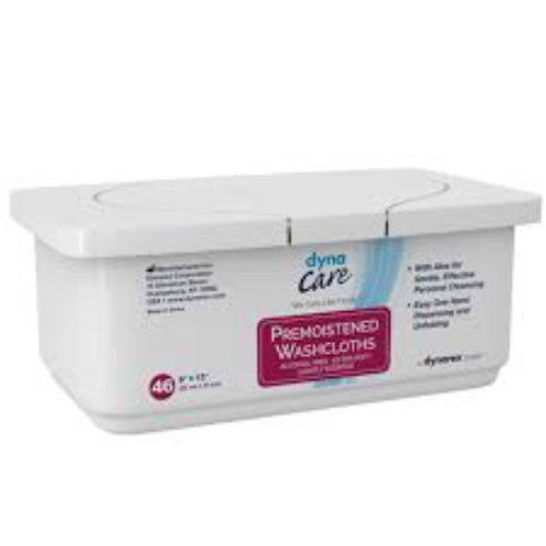 Washcloths - Premoistened And Disposable Tubs of 46