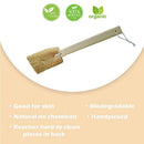Homecare Exfoliating Body Sponge 15 Inches, Wooden handle