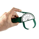 Lange Skinfold Caliper with case, features a graduated scale for accurate body fat measurement. Moovkart