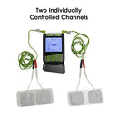 Ultima OTC TENS Device Black, Electrotherapy Pain Relief, LCD Display, 8 Preset Modes for Muscles