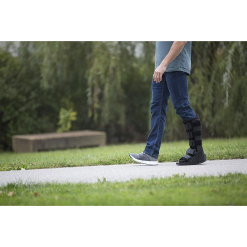 Advanced Orthopaedics Low Profile Air Walker Boot, High Top, X-Small, Black