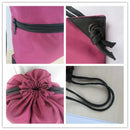 Aiditex Drawstring Backpack with Adjustable Straps and Large Imprint Area, Burgundy