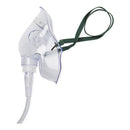 Medline Pediatric Oxygen Mask with elastic head straps and 7 ft tubing for reliable oxygen delivery, Moovkart