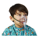 Disposable Medline Pediatric Oxygen Mask with barbed tubing fittings to prevent disconnection, Moovkart