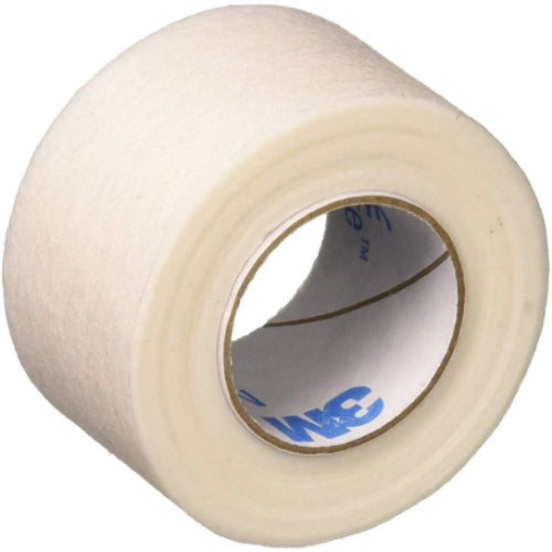 3M Littmann Blenderm Surgical Tape, 1" x 5 yards, hypoallergenic, clear, waterproof, box of 12 rolls for medical use, Moovkart