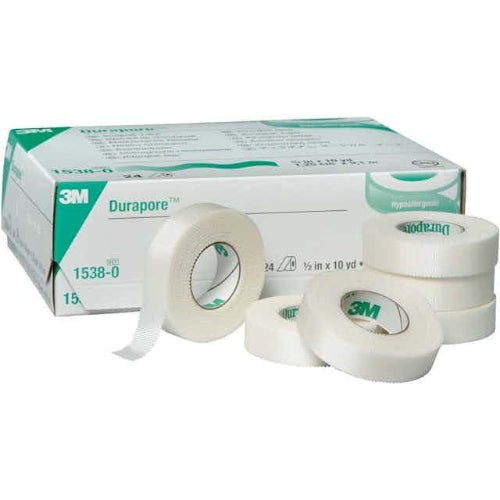 3M Durapore Silk Tape 1 X 10 Yards, Box of 12
