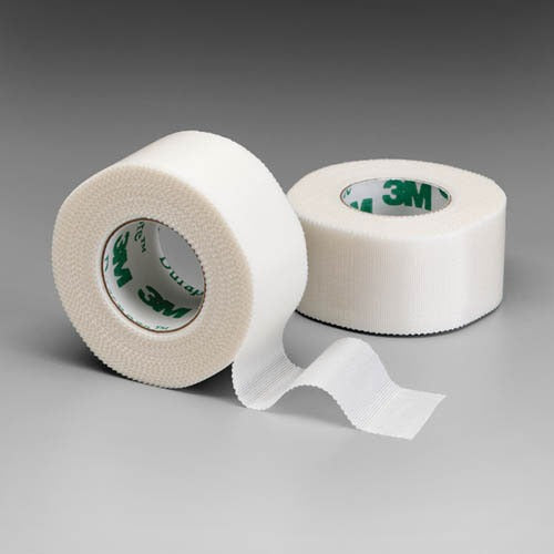 3M Littmann Durapore Silk Tape, 3-inch x 10 yards, box of 4 rolls, highly adhesive and strong for medical use, Moovkart