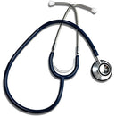 Graham Field Dual Head Stethoscope with Non-Chill Bell and Chrome Binaural for Exams, 22-inch Blue