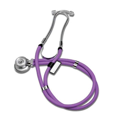 Graham-Field Sprague Rappaport Stethoscope with 22-Inch Tubing, Lavender for accurate auscultation and patient assessment. Moovkart
