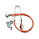 Graham-Field Sprague Rappaport Stethoscope with 22-Inch Tubing, Neon Orange for accurate auscultation and patient assessment. Moovkart
