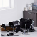 Blood Pressure and Sprague Rappaport Stethoscope with Nylon Cuff and Carry Case, Black