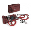 Dixie EMS Blood Pressure and Sprague Stethoscope Combo Kit with Nylon Cuff and Carry Case, Burgundy