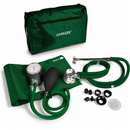 LUXAMED Hunter Green Aneroid Sphygmomanometer With Sprague Rappaport Style Stethoscope