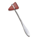 Generic Taylor Percussion Hammer featuring a chrome-plated handle and triangular rubber head for neurological reflex testing. Moovkart