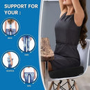 Alex Orthopedic Wheelchair Cushion 18 x 16 x 4 Inches Black with Removable and Washable Cover