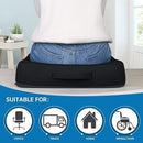 Alex Orthopedic Wheelchair Cushion 18 x 16 x 4 Inches Black with Removable and Washable Cover