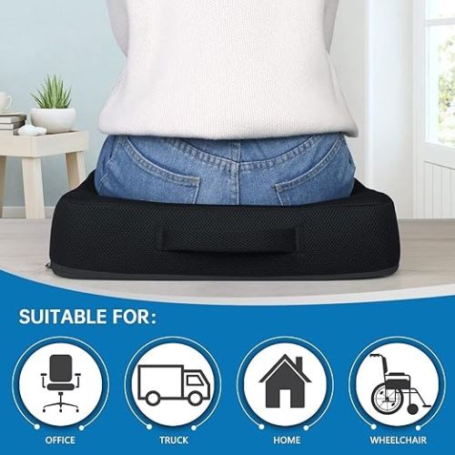 Wheelchair Cushion 4 Black 18 X 16 X 4