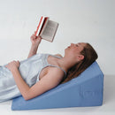 Alex Orthopedic Bed Wedge for Comfort and Circulation with Firm Foam Case of 2, Blue 24 × 24 × 10 Inches