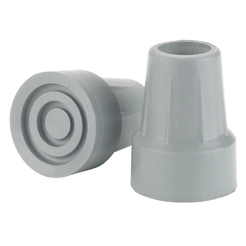 Crutch Tips Grey Large (pair)