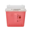 Oakridge Products In-Room Sharps Container, 5 Quart – Secure needle disposal with a leak-resistant design for safe medical waste. Moovkart